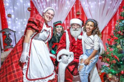 Centenas de pessoas acompanharam a Abertura do Natal em Laranjeiras do Sul